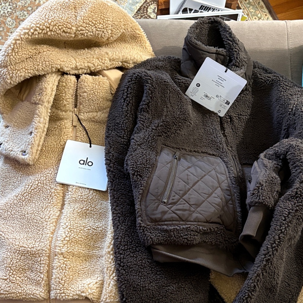 Brown (1) Puffer Jackets each sold separately. One total -
